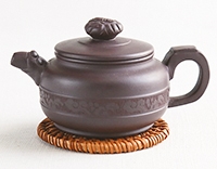 Маленький глиняный чайник, исинский 120 мл