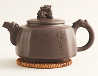 Глиняный чайник, исинский 160 мл
