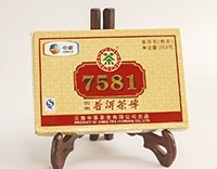 Шу Пуэр плитка №7581 2011 год, 10 гр