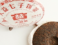 Шу Пуэр 7552 TAETEA (Да И) лепёшка 2010 года 10 гр