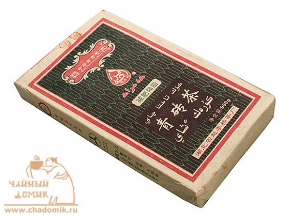 Зеленый Тибетский чай (Цин Чжуань Ча) 青砖茶 2008 год, 900 гр