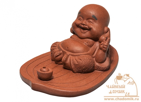 Статуэтка "Хотэй на лотосе"