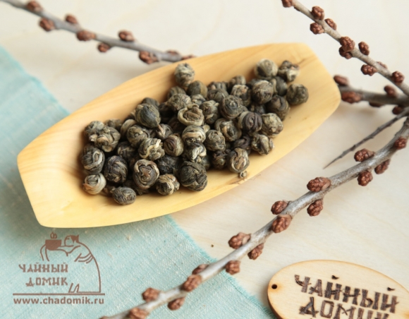 Жасминовые шары дракона (Люй Лун Чжу) 
茉莉龙珠 25 гр