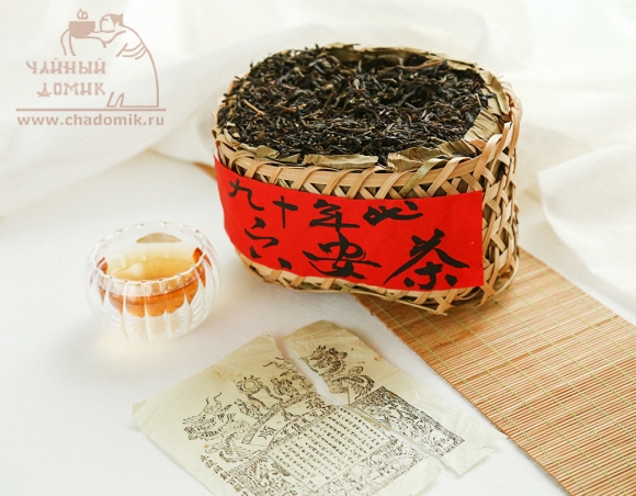 Тёмный чай из Лю Аня (Лю Ань Лань Ча) 六安篮茶 от Сунь И Шунь, 25 гр